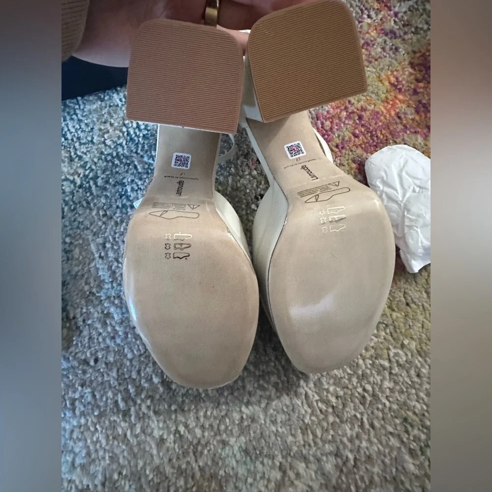 Larroude Cream ivory Platform Heels - Picture 5 of 7